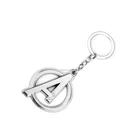 Factory Custom Many Designs & Shapes Custom Letter A Keychains Alphabet Keyrings