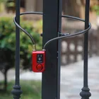 wholesale bicycle accessories anti theft alarm 80cm steel cable e-bike lock motorcycles scooters smart padlock