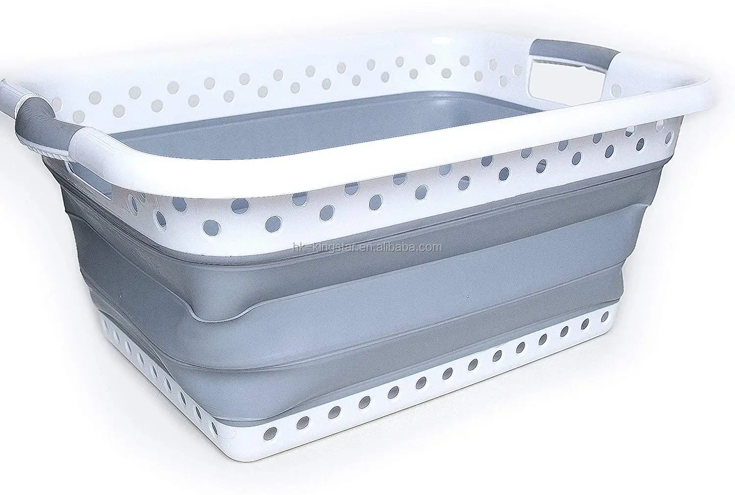 BPA Free Modern Plastic Laundry Basket Portable Washing Tub