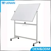 2017 high quality 360 degrees Reversible Office Mobile Magnetic Whiteboard with stand