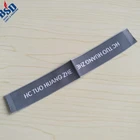 Good design loop fold woven name labels and woven neck labels and woven sewing labels personalized for bags