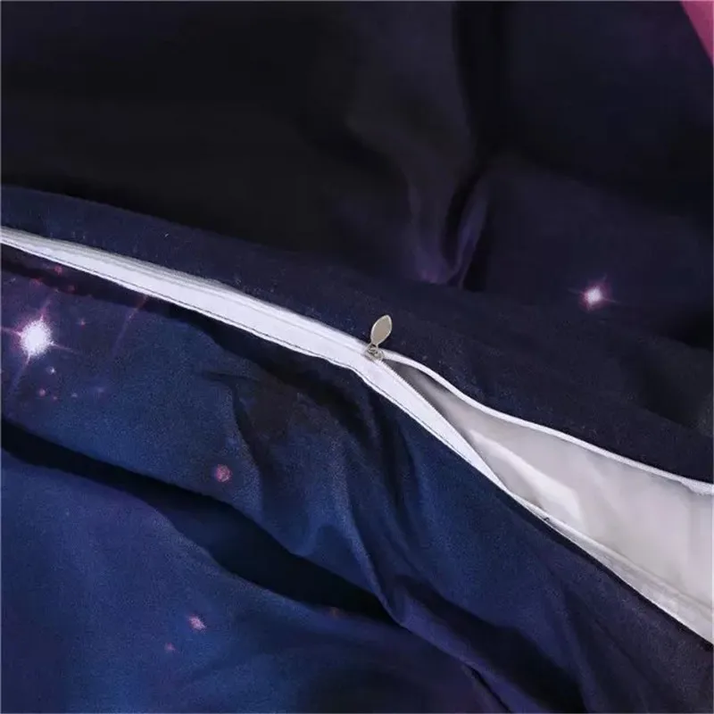 2016 New 4/3pcs Galay 3D Bedding Sets Universe Outer Space Duvet cover Bed Sheet / Fitted Bed Sheet pillowcase Twin queen king