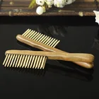 hair straightener brush beard wooden comb beard detangling hair brush