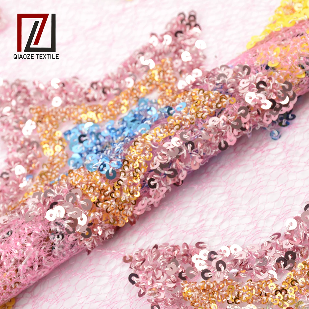 embroidery sequin fabric