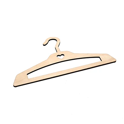 laser cut baby hanger kids wood hanger