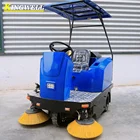 KW-1400C Battery Operated Warehouse Road Garbage Sweeper Automatic Floor Sweeper With Best Price