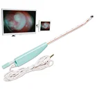 disposable visual endoscopic suction cannula with optical camera for surgical abortion