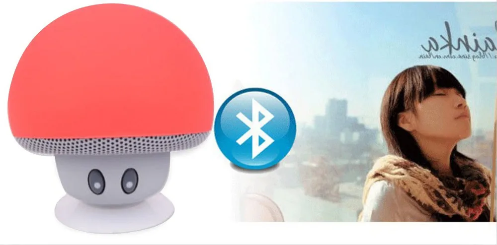 Hot selling Portable mini Mushroom wireless Bluetooth speaker audio devices Electronic Gadgets promotion gifts speaker NSP-8067