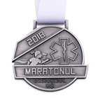 Crafts customized spinning night running metal medallion