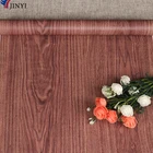 Wood grain self adhesive PVC foil waterproof wallpaper for furniture decoration