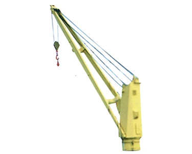 high quality marine hydraulic ship deck crane