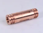 Red copper circuit breaker contact arm