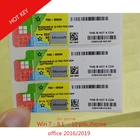 Wholesale Windows 10 Professional Key Win Pro 10 64/32Bit COA sticker DHL free shipping