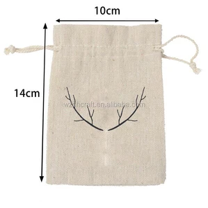 mini gift type cotton canvas drawstring bag,travel linen cotton