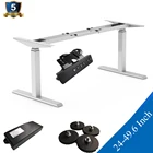 SHB320-D650-216-B Home Office Sit-Stand Adjustable Desk With Height Rang From 24 to 49.6 inches