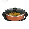 Electric MultiFunction Skillet With Glass Cover Electric Stew Sauce Pan
