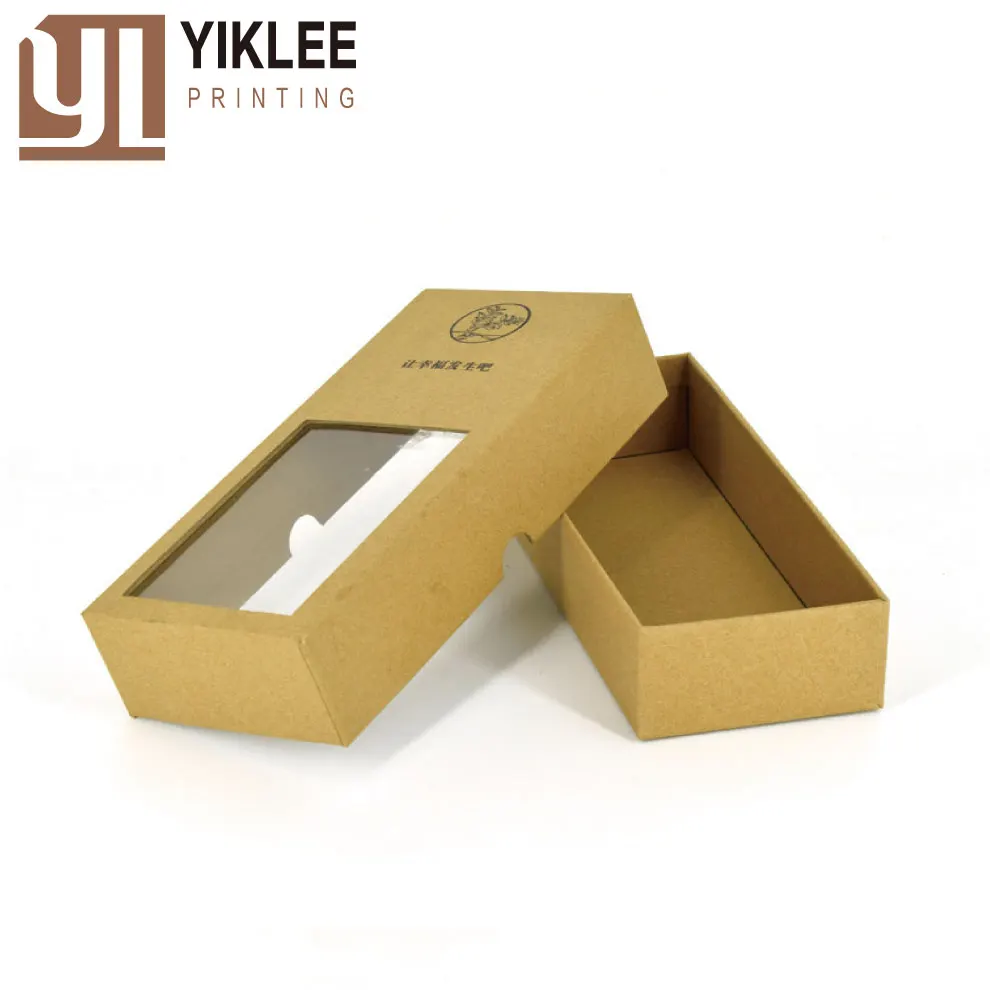oem custom logo printed kraft cardboard paper box, gift