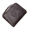 2019 New Arrive Wholesale Small Cowhide Leather Zipper Coin Purse