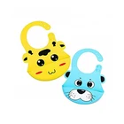 Custom Printing Pattern Soft Silicone Baby Bib with Food Catcher