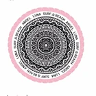 2019 best selling sand free turkish customer printing round microfiber beach towel