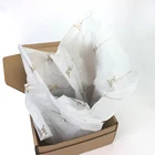 high quality Custom printed logo gift wrapping tissue paper for shoes garment