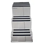 Stackable Plastic HDPE Industrial Home Usage Box Step Stool Three-Step Anti-slip