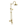 Most popular Gold Dual Handle antique bathroom hand shower and shower faucet of bath tap manufacturer