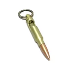 High Quality OEM Logo Accepted Die Cast Type Creative Souvenir 3D Metal Bullet Bottle Opener Keychain