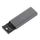 Newest type-C usb3.1 PCIE NVME solid ssd enclosure SATA external box with high speed transmission