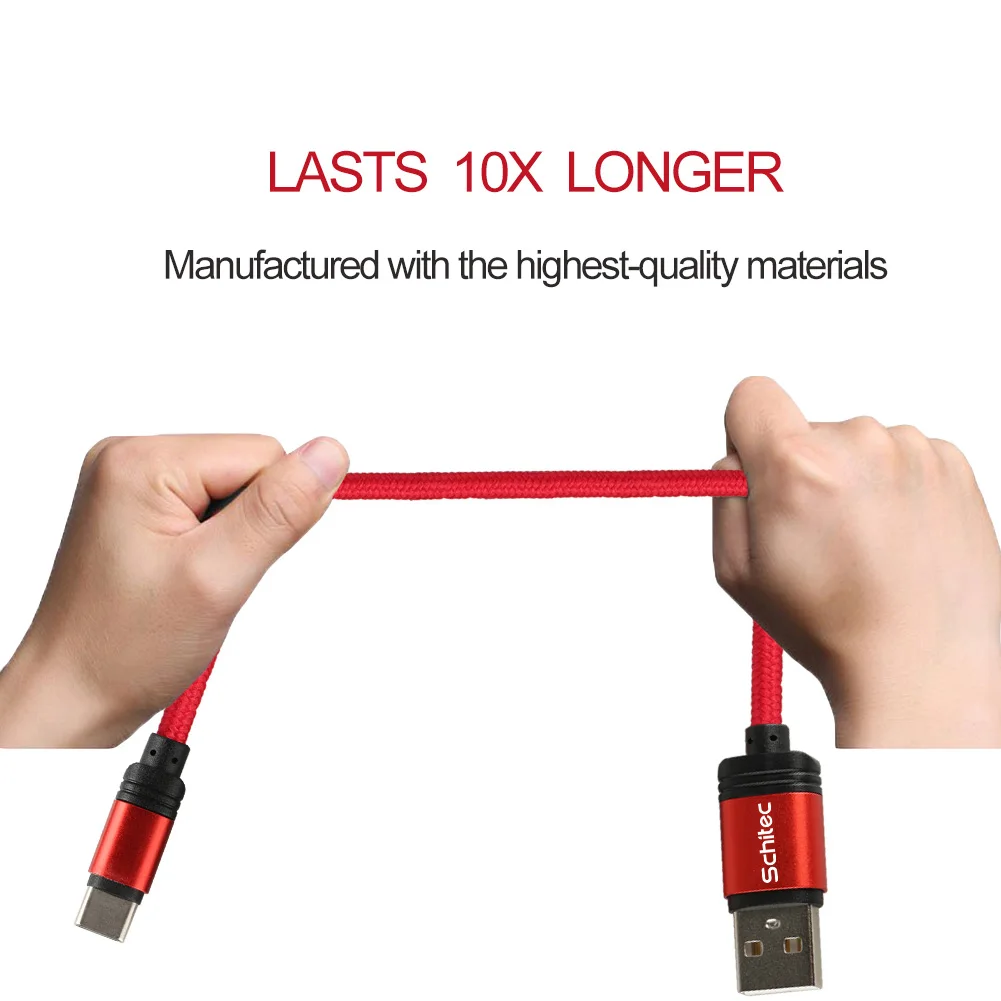 Wholesales Factory nylon braided usb cable charging type c USB cable - ANKUX.COM
