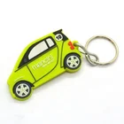 Wholesale 2D 3D custom shaped soft rubber pvc keychains with your logo