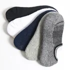 Winter Cotton Breathable Athletic Custom Casual Business Mens Low Cut Invisible Socks