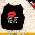 2017 Summer Hot Style Pet T-shirt Dog Vest Pet New Trend Lipstick Casual Cotton Clothes