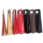 2017 Luxury single bottle leather wine bag gift packaging bag