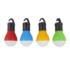 Battery Operated Outdoor Colorful Plastic Tent Portable Led Lamp Lantern Camping Bulb Light