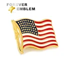 Custom American Country Flag Lapel Pin Soft Enamel