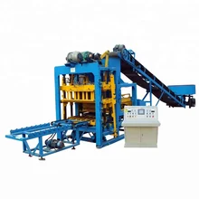 QT4-25 concrete /cement / sand /fly ash portable fly ash brick making machine with price