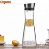 Heat Resistant Borosilicate Glass Water Pitcher / Carafe / Jug with Stainless Steel Lid for Homemade Juice & Iced