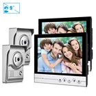 9inch screen video intercom handsfree picture and video memory monitoring outdoor camera doorbell for villa