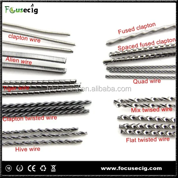 focusecig high quality single 0 5ohm clapton coil wire for focusecig high quality single 0 5ohm clapton coil wire for
