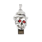 Chipset Skull Shape Jewelry USB Flash Drive Usb Stick For Gift