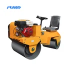 Double Drum Roller Compact Rollers Smooth Drum Road Roller for Compacting Gravels Sands