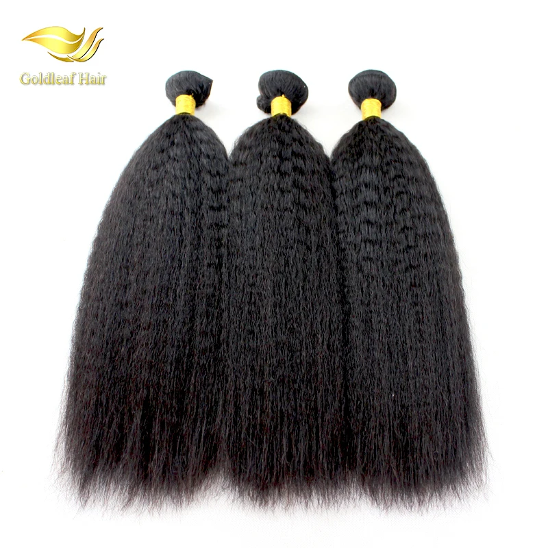 Wholesale Human Afro Kinky Straight Hair Weaving Brazilian Kinky