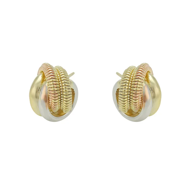 E170407009 xuping knot superstar accessories noblesse earrings