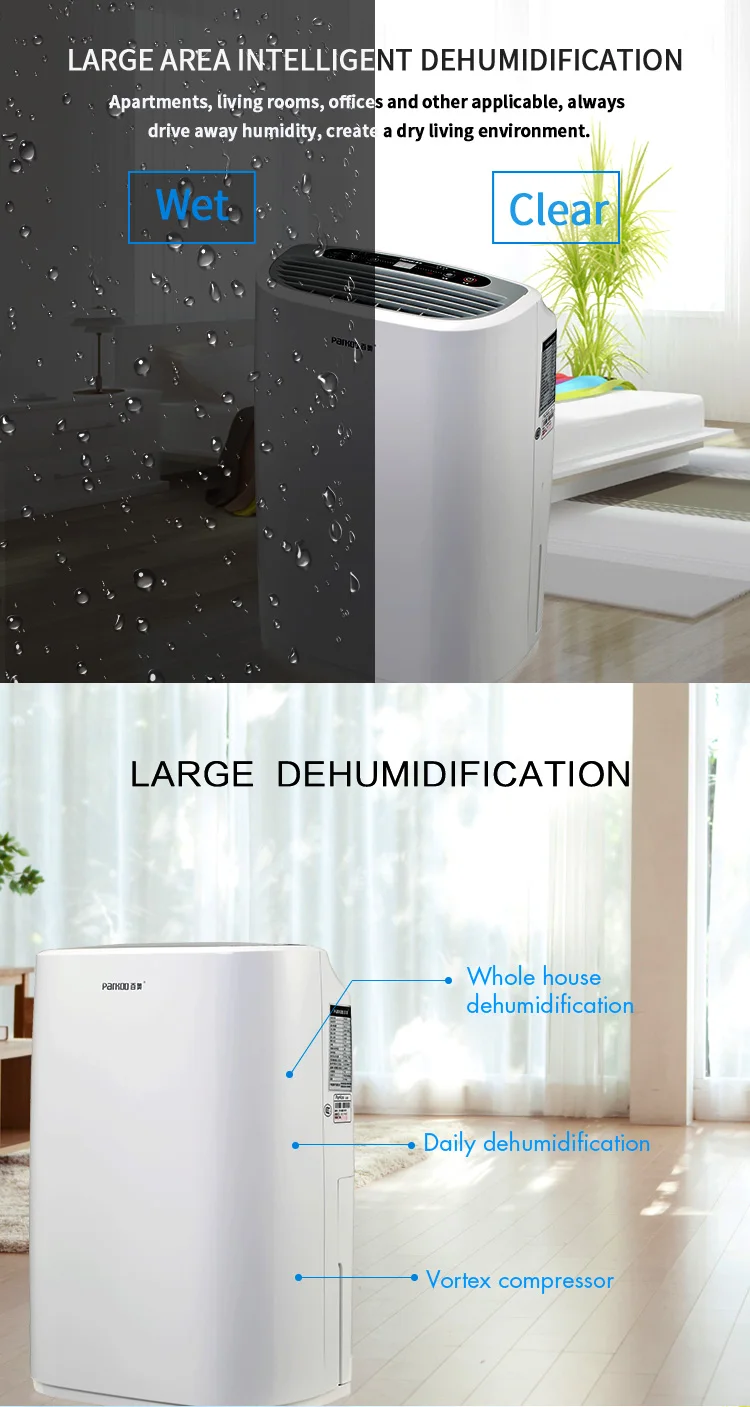 11.5L/Day 215W 1.8L Remote Control Dehumidifier 2