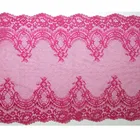 Eco-Friendly Peacock Korean Lace Korean Lace Peacock Feather Design Elastic Lace Trim