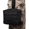 Tactical Dump Drop Leg Adjust Military Ammo Bag Belt Holder Panel Paintball Magazine Storage Utility Pouch Black