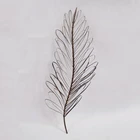 Antique rustic metal fern leaf wall art decoration
