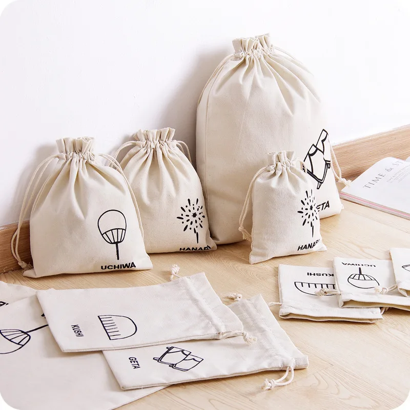 drawstring or cotton small jewelry pouch bags