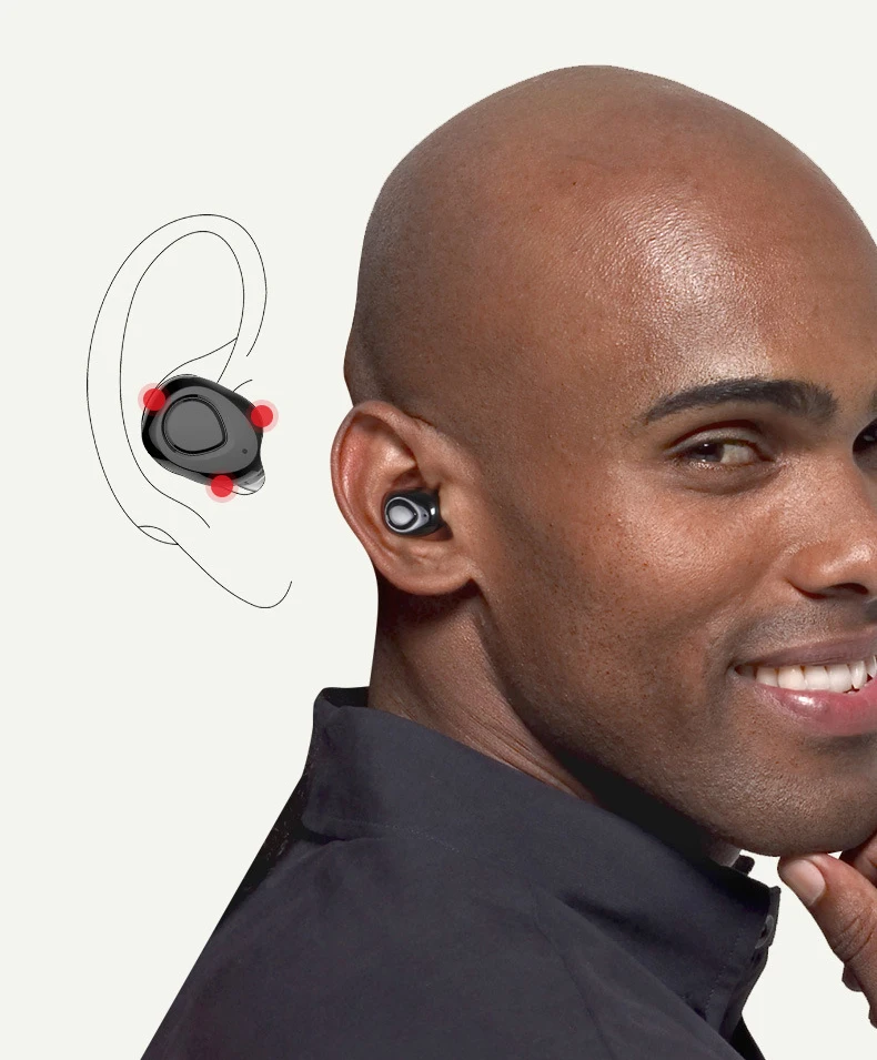 TWS Bluetooths Earphones Headsets X18 Wireless Headphone Handsfree Earbuds Sports Earphone Phones With Mic - ANKUX.COM